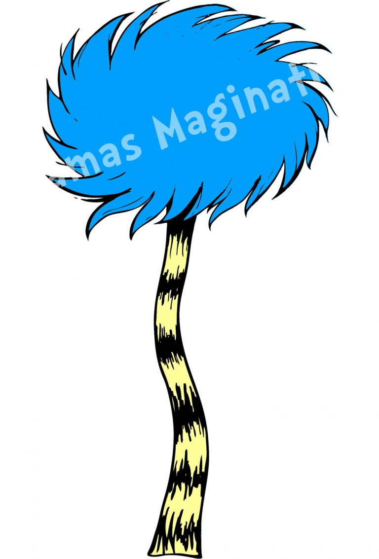 Dr seuss lorax trees clip art n2 free image - WikiClipArt