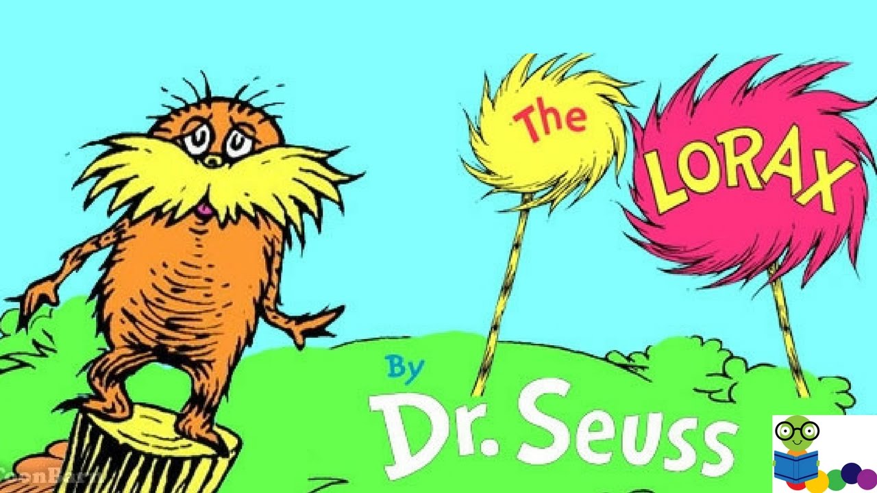 The lorax by dr seuss books for kids read aloud youtube clip art