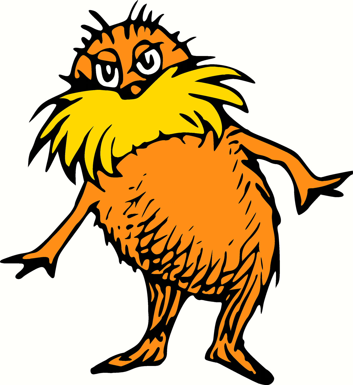 The lorax clipart clip art library