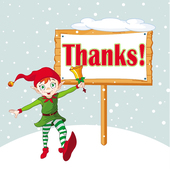 Christmas thank you clip art 2 - WikiClipArt