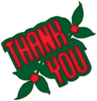 Christmas thank you clip art free clipart images 3