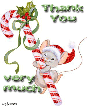 Christmas thank you clipart 2