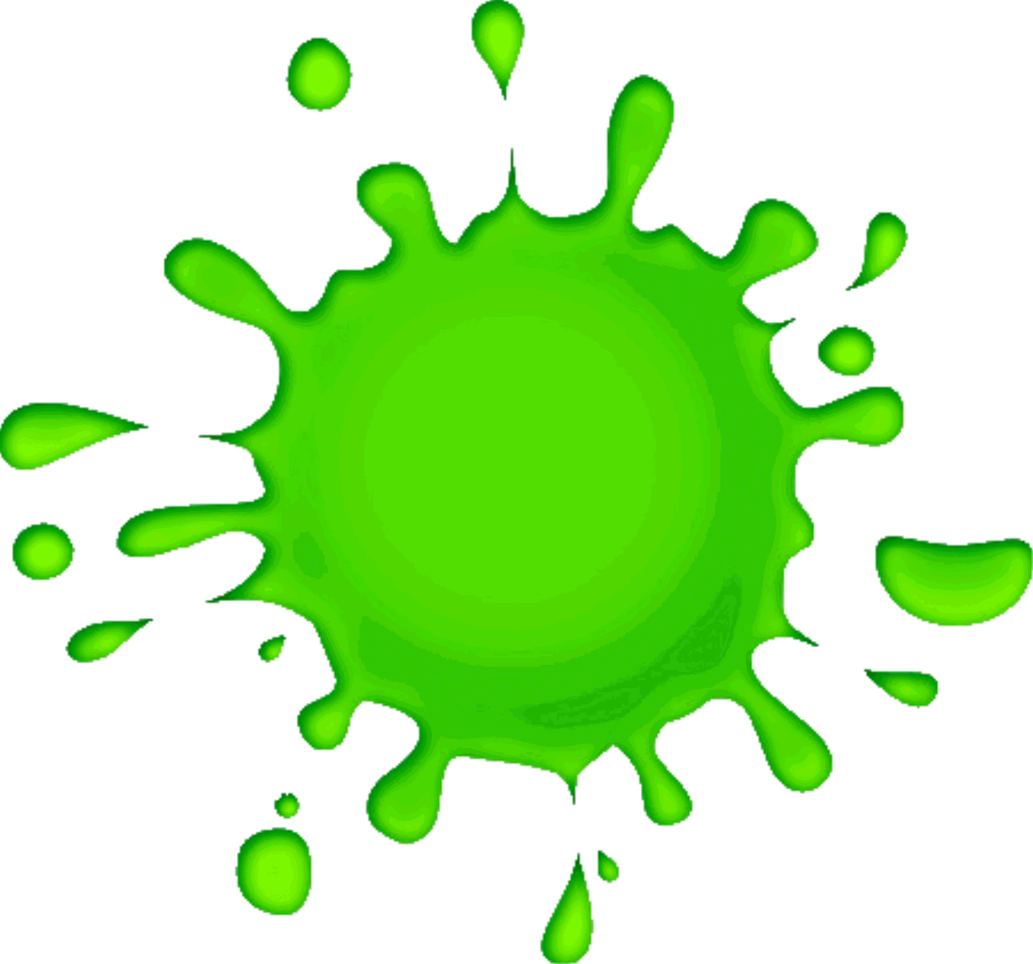 Clipart images of slime