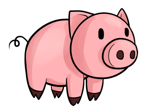 Cute pig face clip art free clipart images 3