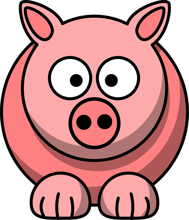 Pig face free photo animal face pig mammal head funny pink cute max pixel clipart