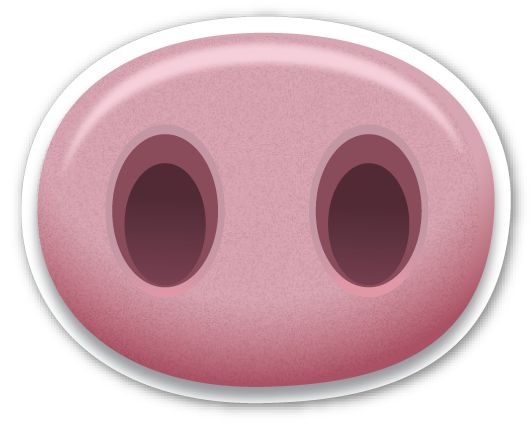 Pig face pig nose clipart clip art library