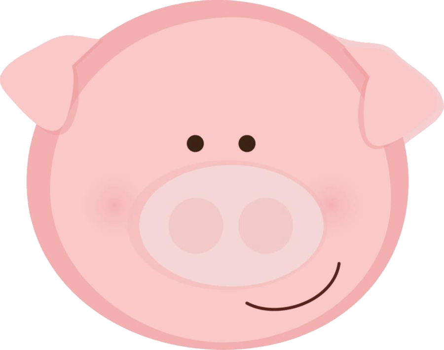 Pig face piggy nose cliparts