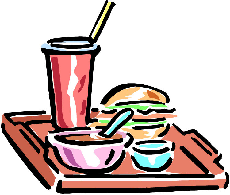 Pink lunch tray clipart the cliparts