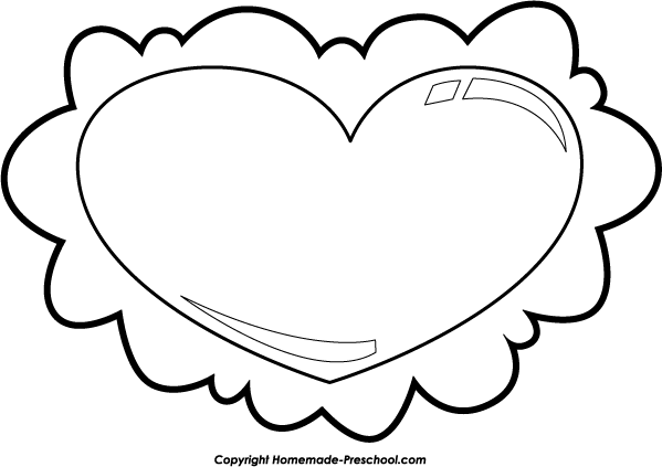 Real heart free valentine heart clipart