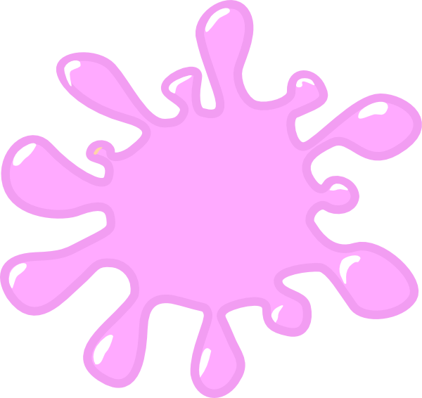 Slime light pink clip art at vector clip art