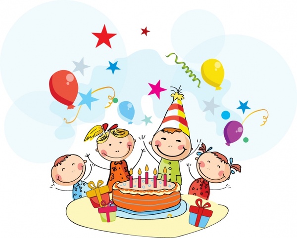 Slumber party birthday party clipart free clipartxtras