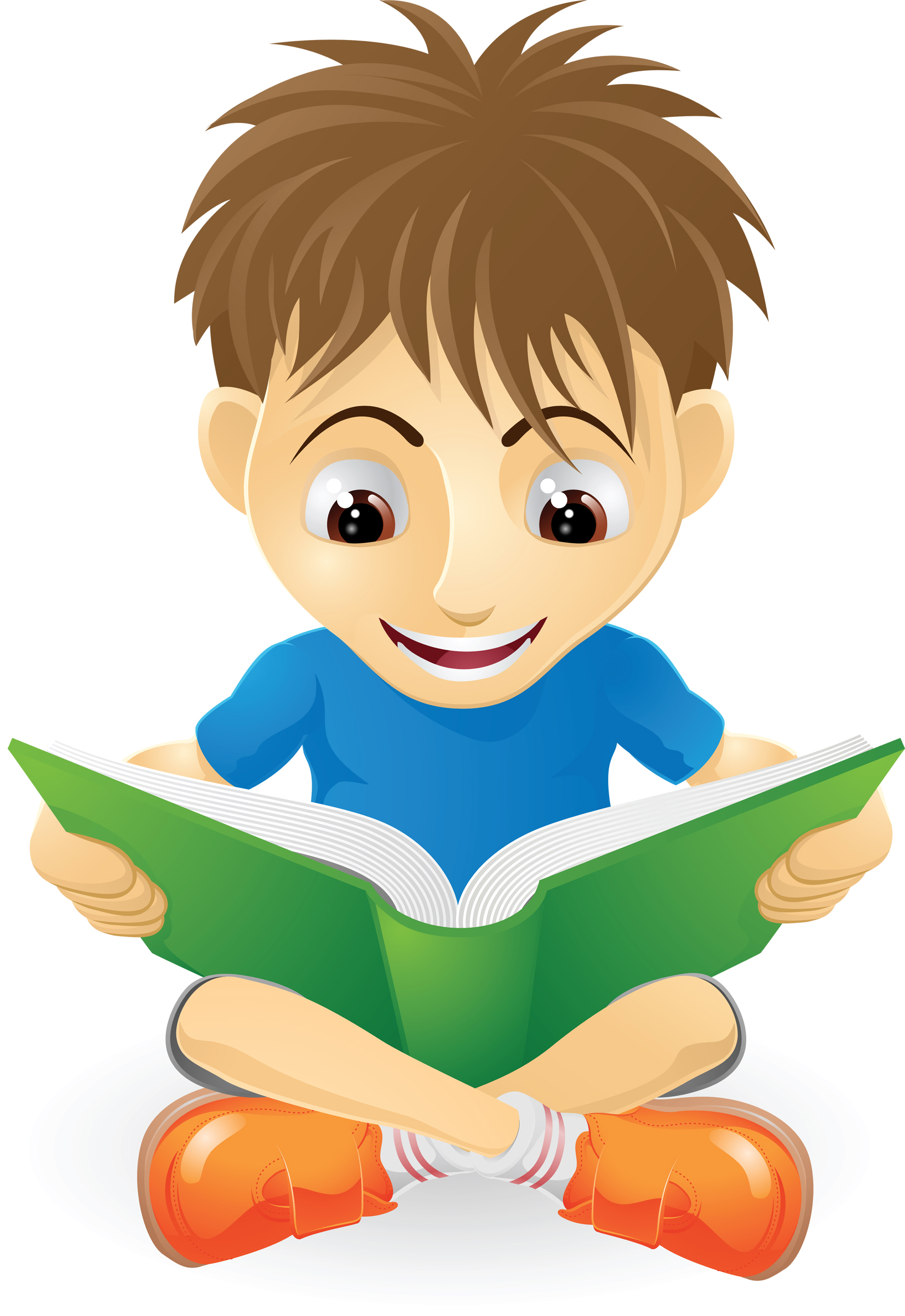 Child thinking child reading clipart 7 wikiclipart