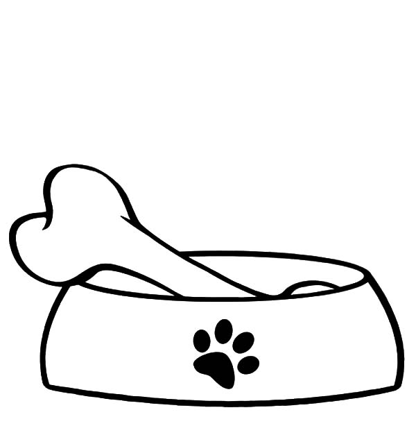 Dog bowl dog food bowl clipart