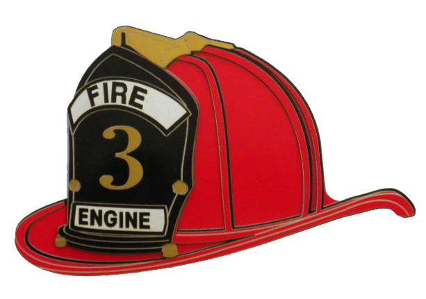 Fire hat firefighter clipart fireman helmet pencil and in color.