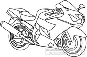 Motorcycle black and white black and white cartoon motorcycles clipart ...