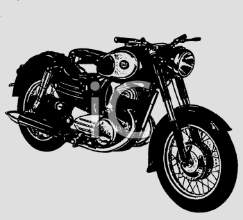 Motorcycle  black and white black and white motorcycle free clipart image