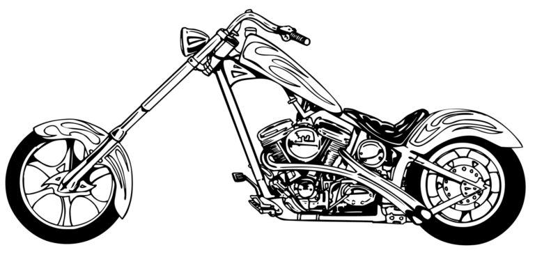 Motorcycle black and white free motorcycle clipart clip art pictures ...