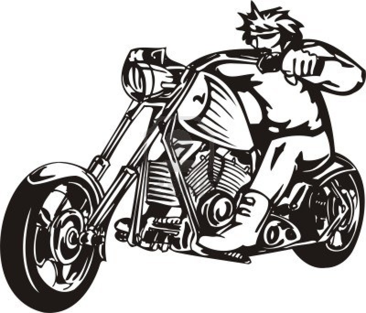 Motorcycle  black and white harley davidson motorcycle clip art cliparts and