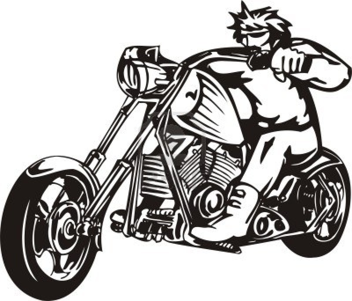 Motorcycle Black And White Harley Davidson Motorcycle Clip Art Cliparts And Wikiclipart