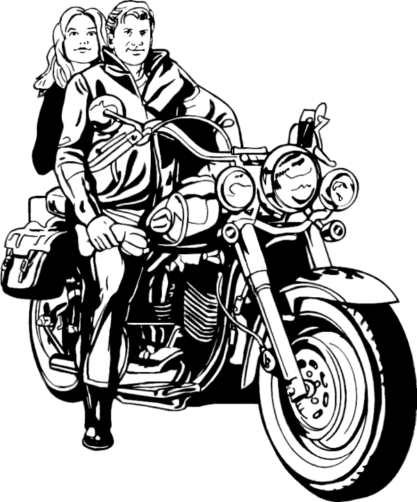 Motorcycle  black and white harley motorcycle clipart black and white clip art library