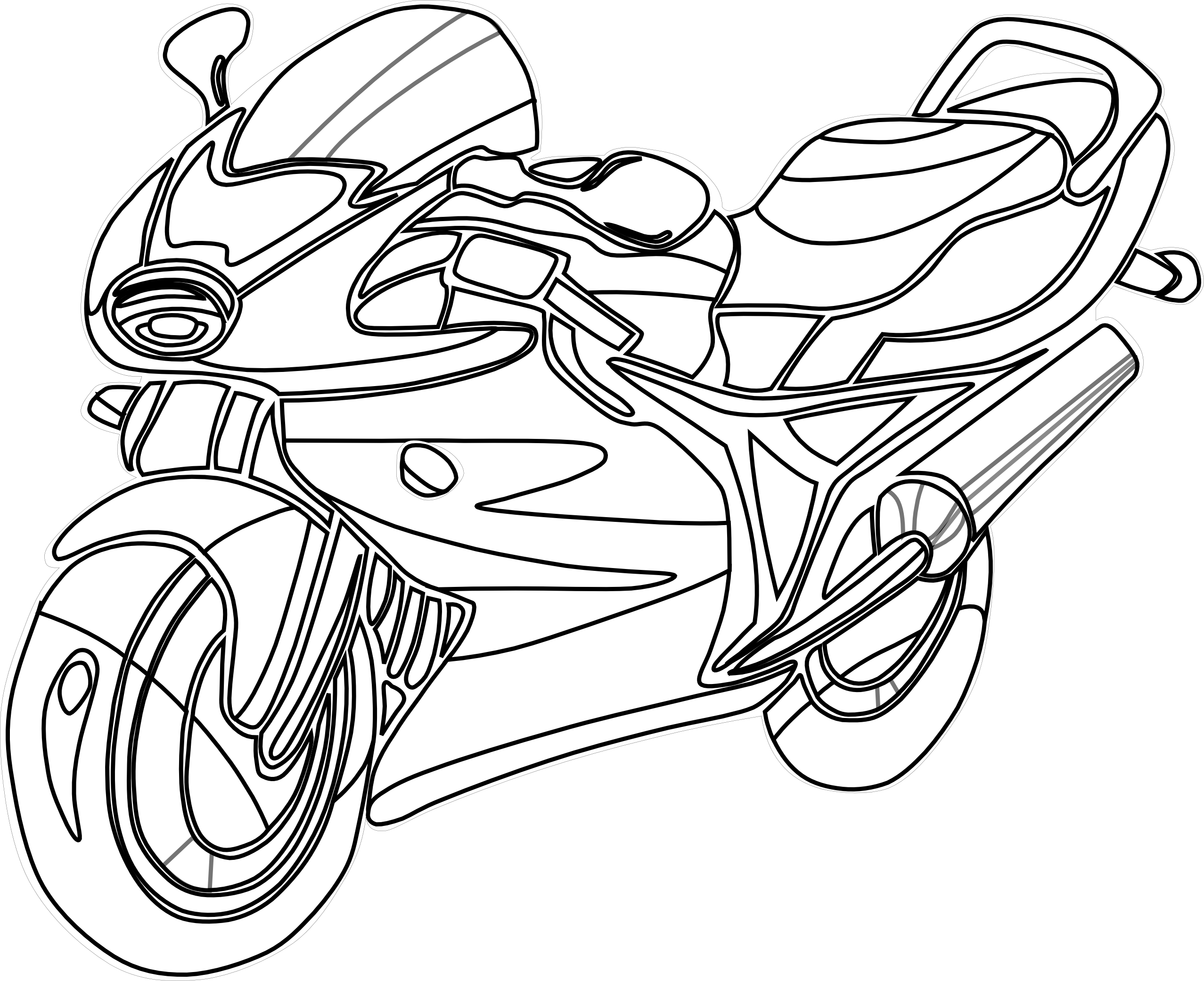 Motorcycle  black and white motorcycle clipart black and white free