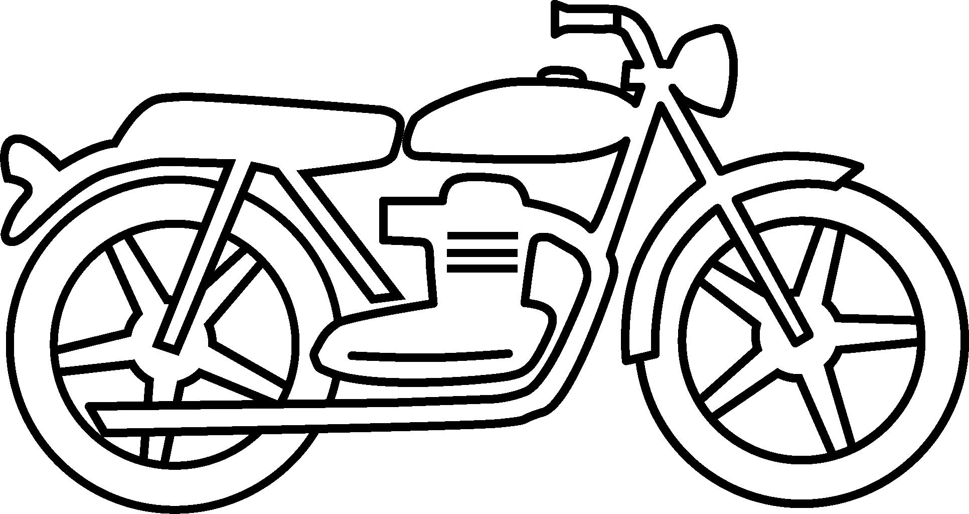 Motorcycle  black and white motorcycle clipart black and white simple clip art library