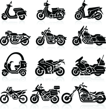Motorcycle  black and white motorcycle clipart free vector download 3 free